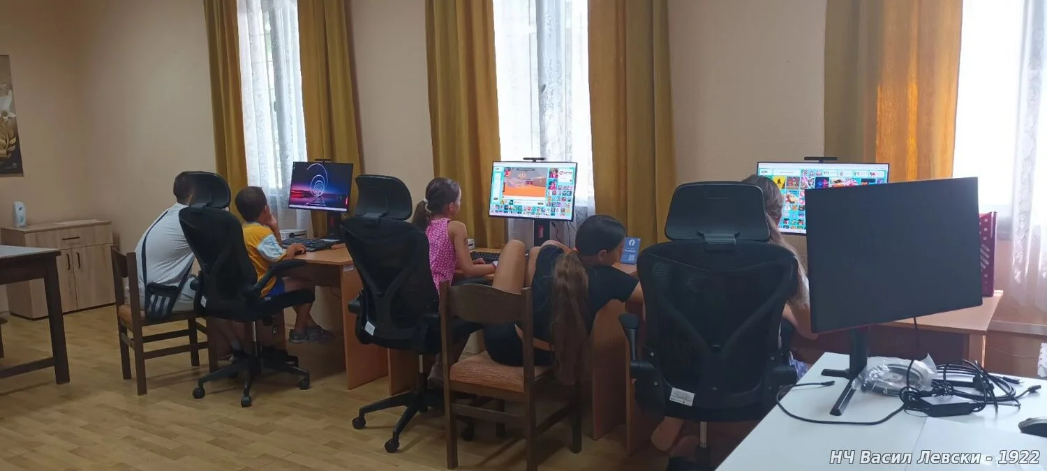 Летни интерактивни занимания в Дигиталния клуб на читалището в с. Яворец